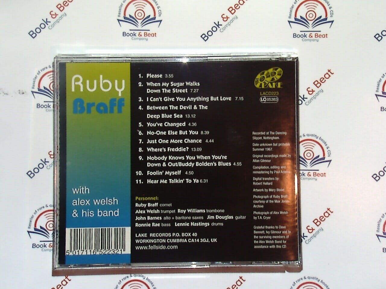 Ruby Braff	With Alex Welsh & His Band CD Mint