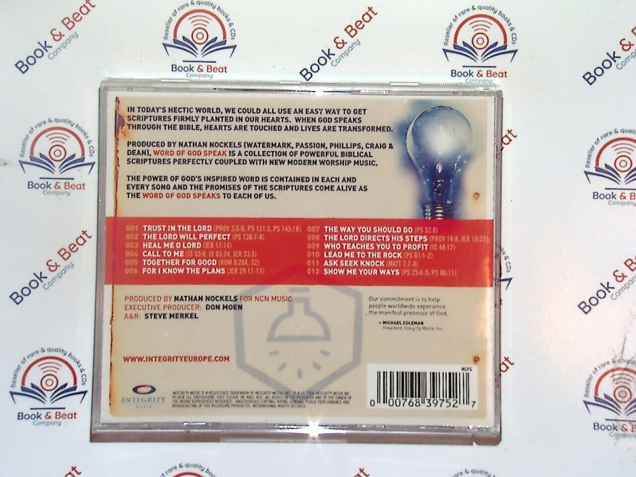 Word Of God Speak: Illuminate - Scripture Through Song (Integrity Music) CD Mint