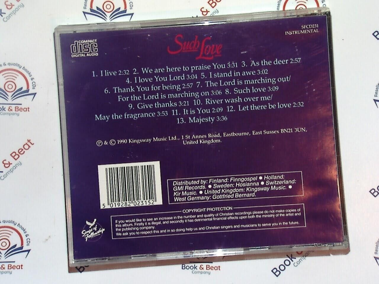 Rob & Gilly - Such Love : Classical Praise Guitar CD Nr Mint