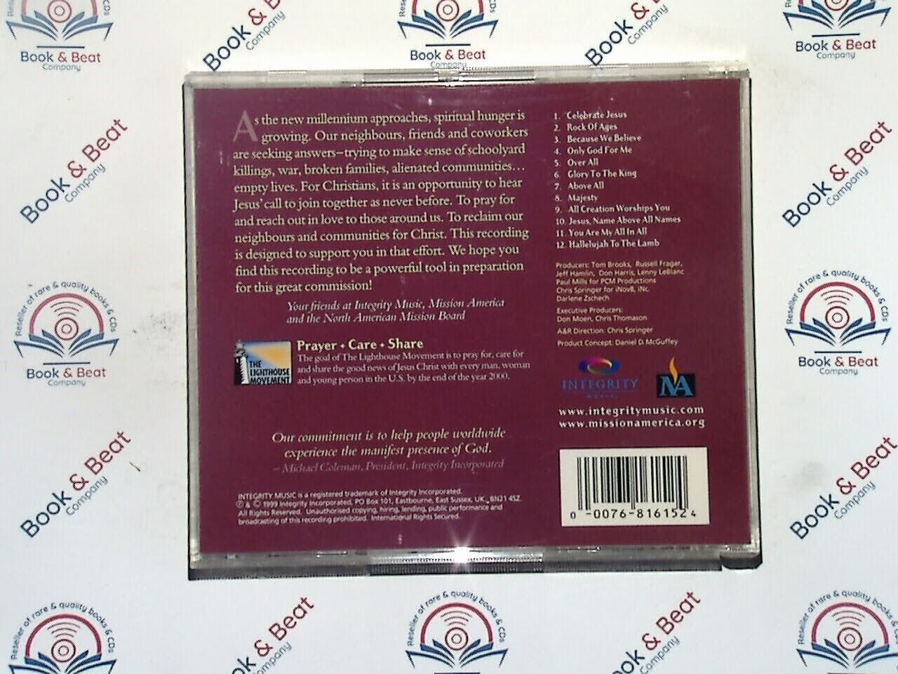 Various - Celebrate Jesus 2000 : Songs Proclaiming The Greatest Reason CD Mint