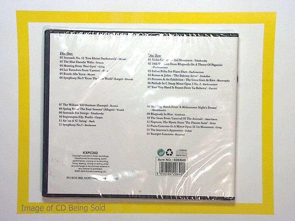 Classical Masters 2CD Collector's Edition New & factory Sealed