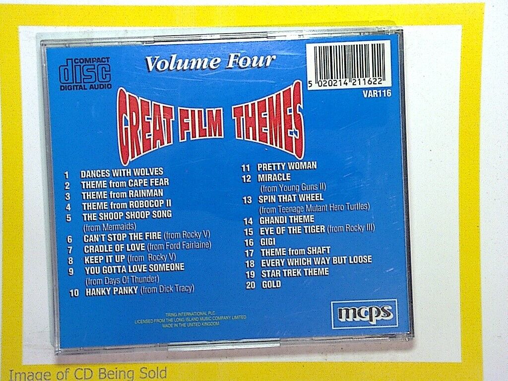 Various Artists	Great Film Themes, Vol. 4 CD Nr Mint