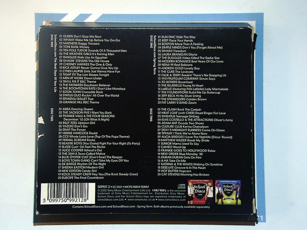 School Disco.Com	Box Set - Various Artists 4CD Mint