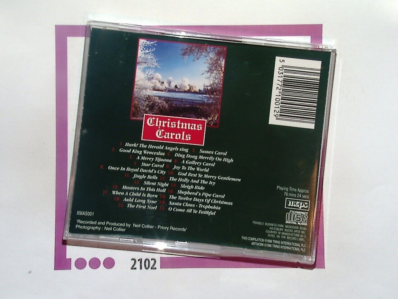 Nottingham Harmonic Choir	Christmas Carols  CD VGC