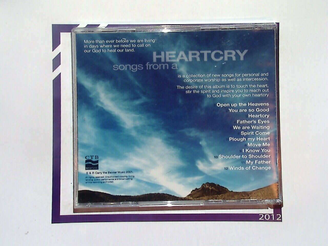 Paul Banderet	Songs From A Heartcry CD