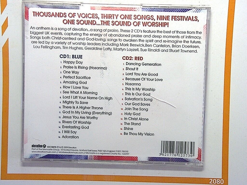 Worship Anthems 2009 2CD Mint
