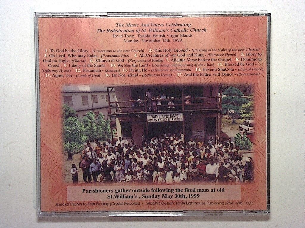 The Rededication of St William's Catholic Church, Virgin islands CD Mint