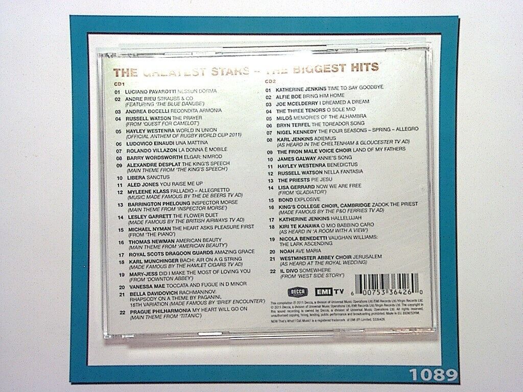 various Artists	Now That's What I Call Classical 2CD Mint (Gift Option)*
