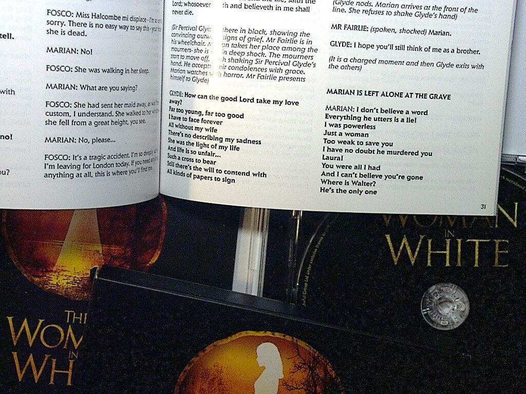 The Woman In White	original Cast recording 2CD & Booklet Mint