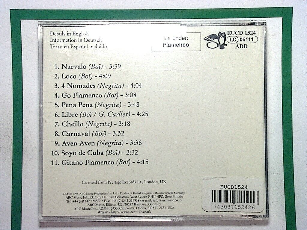 Narvalo - Gypsy Flamenco Music from the Camargue (1999) CD mint