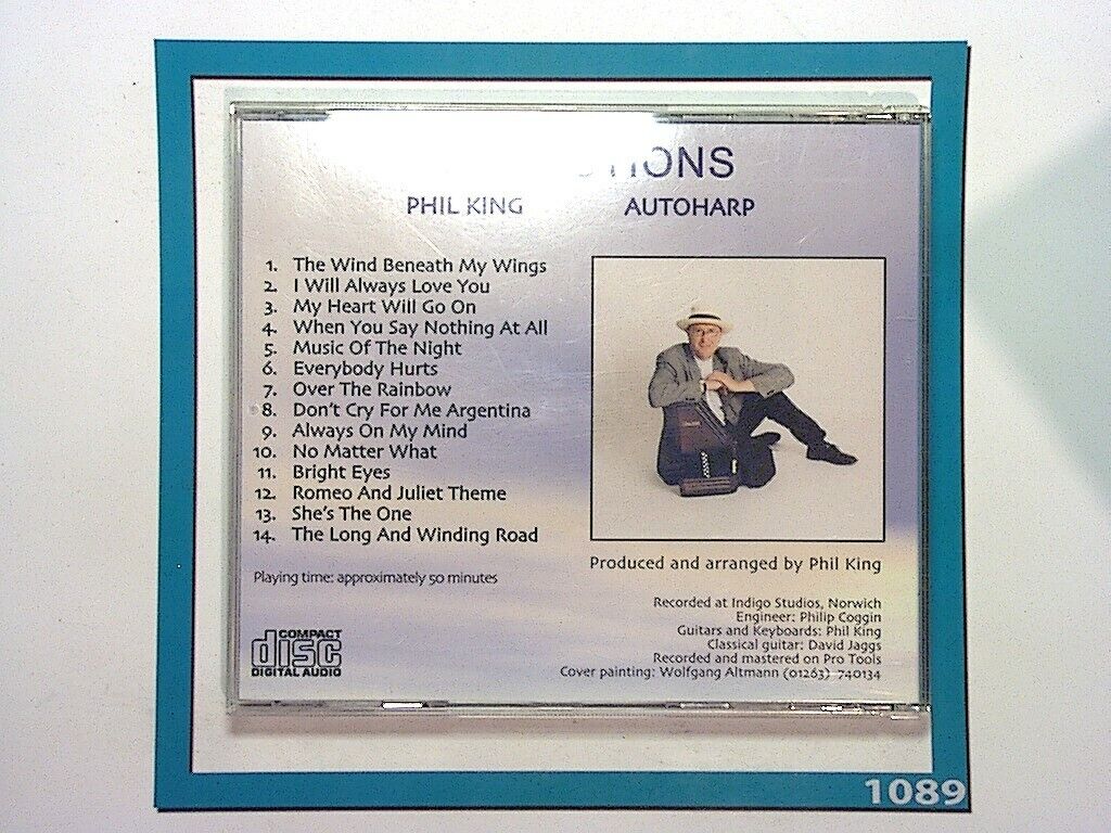 Phil King	Reflections Autoharp CD Mint