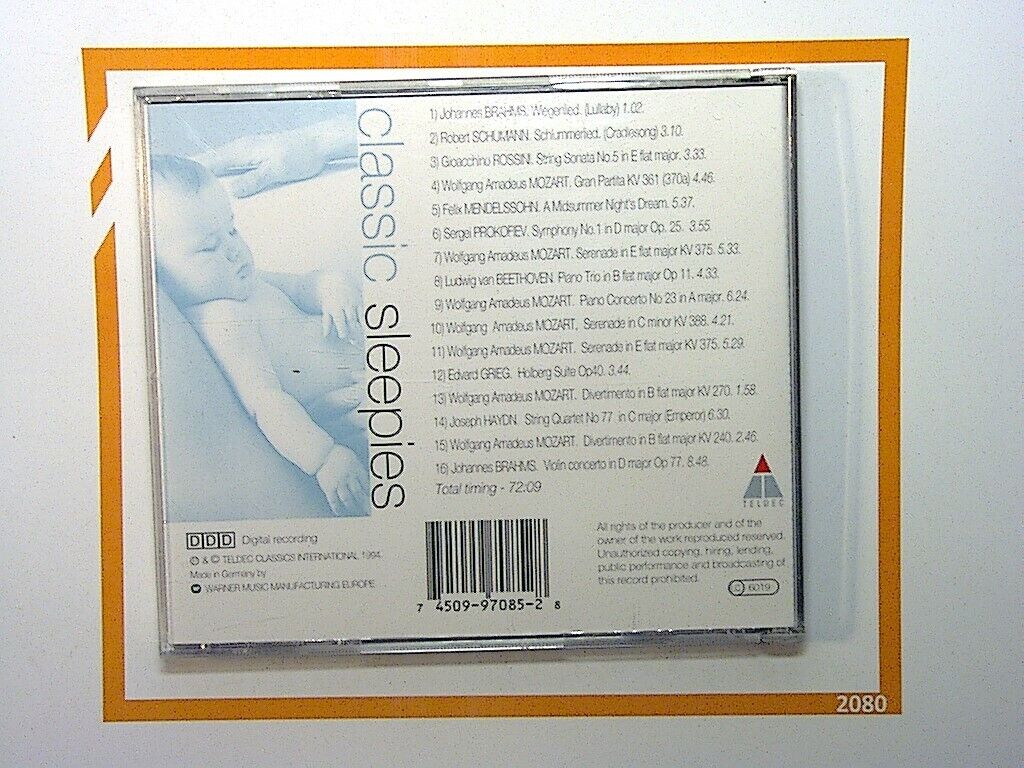 Various Composers	Classic Sleepies CD Nr Mint