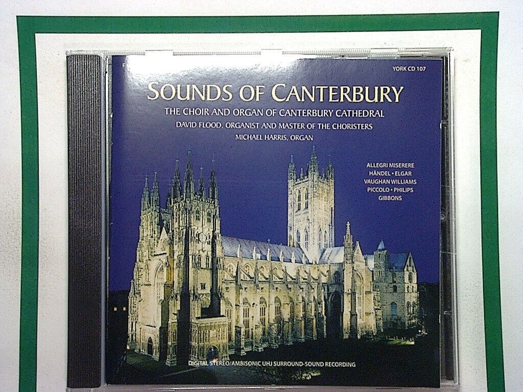 Sounds of Canterbury Cathedral Organ & Choir David Flood CD Mint