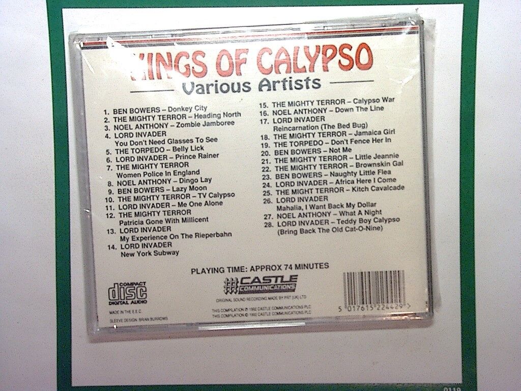 Various Artists - Kings Of Calypso (CD 1992) New & Factory Sealed
