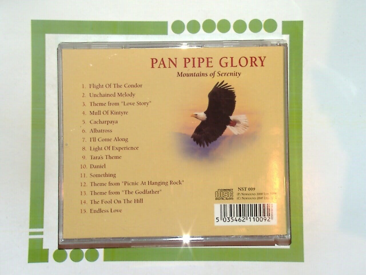 Pan Pipe Glory: Mountains of Serenity	 CD Mint