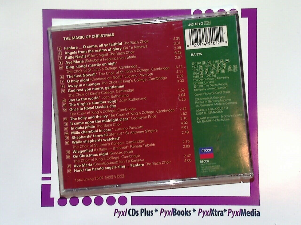 Various	- The Magic Of Christmas CD VGC