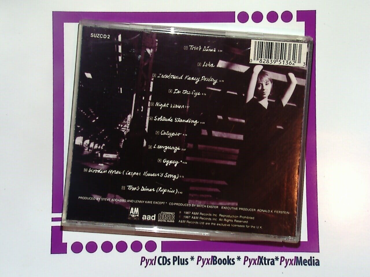 Suzanne Vega - Solitude Standing CD VGC