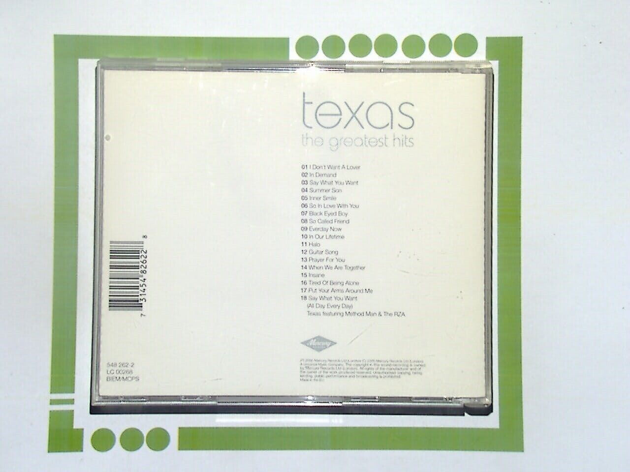 Texas	The Greatest Hits Special Edition CD VGC