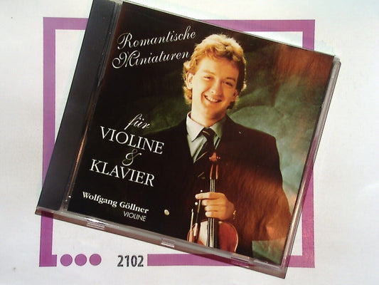 Wolfgang Gollner	Romantische Miniaturen für Violine und Klavier CD Mint