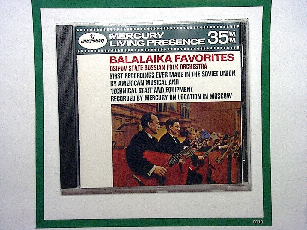 Osipov Russian Folk Orchestra - Balalaika Favorites (1990) CD Mint