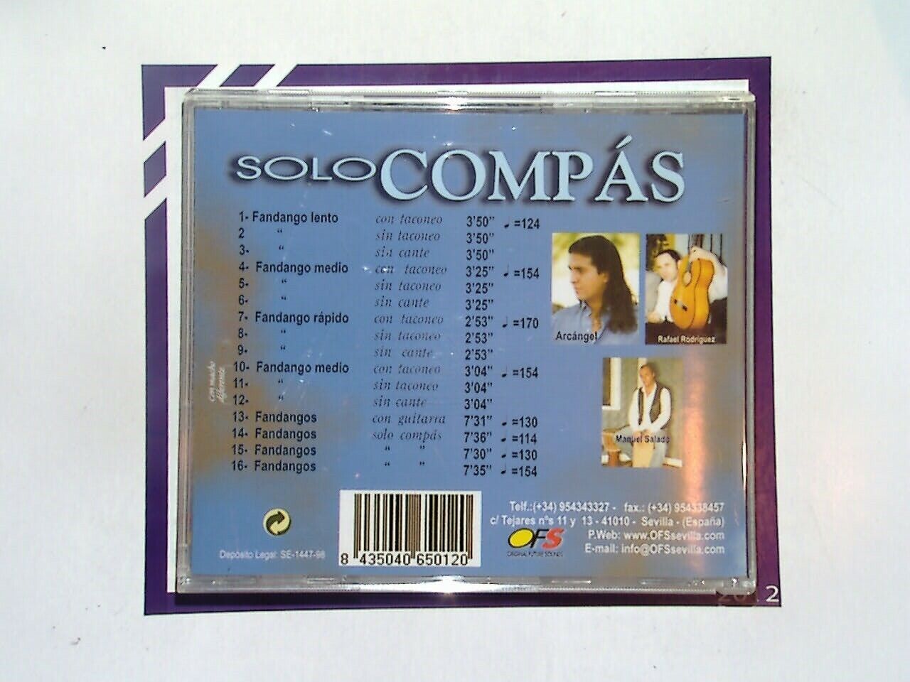 Solo Compas	Tientos CD Mint