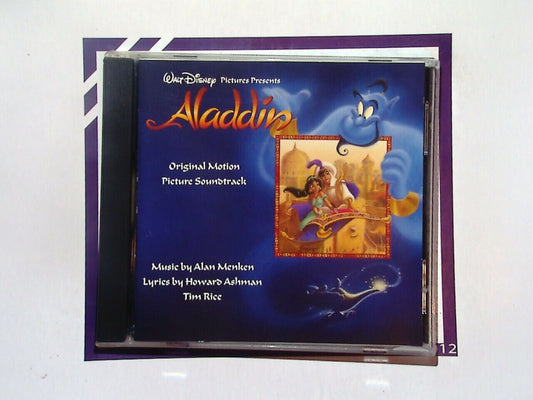 Walt Disney	Aladdin Original Motion Picture Soundtrack 1992 CD Mint