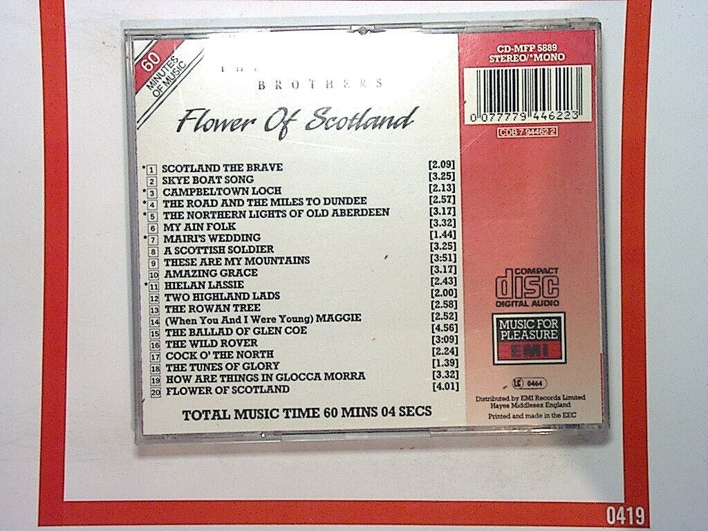 The Alexander Brothers	Flower of Scotland CD Mint