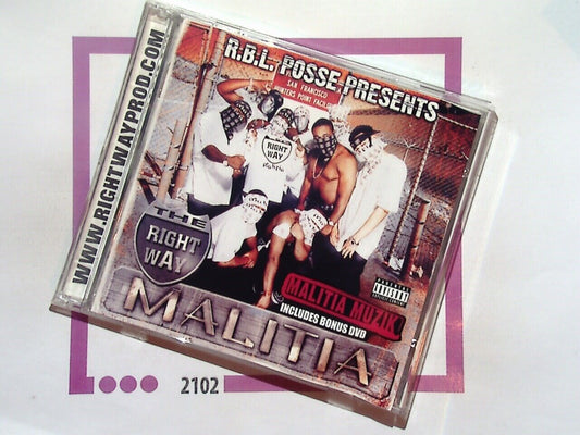 Rightway Militia	R.B.L. Posse Presents Malitia Muz CD Mint