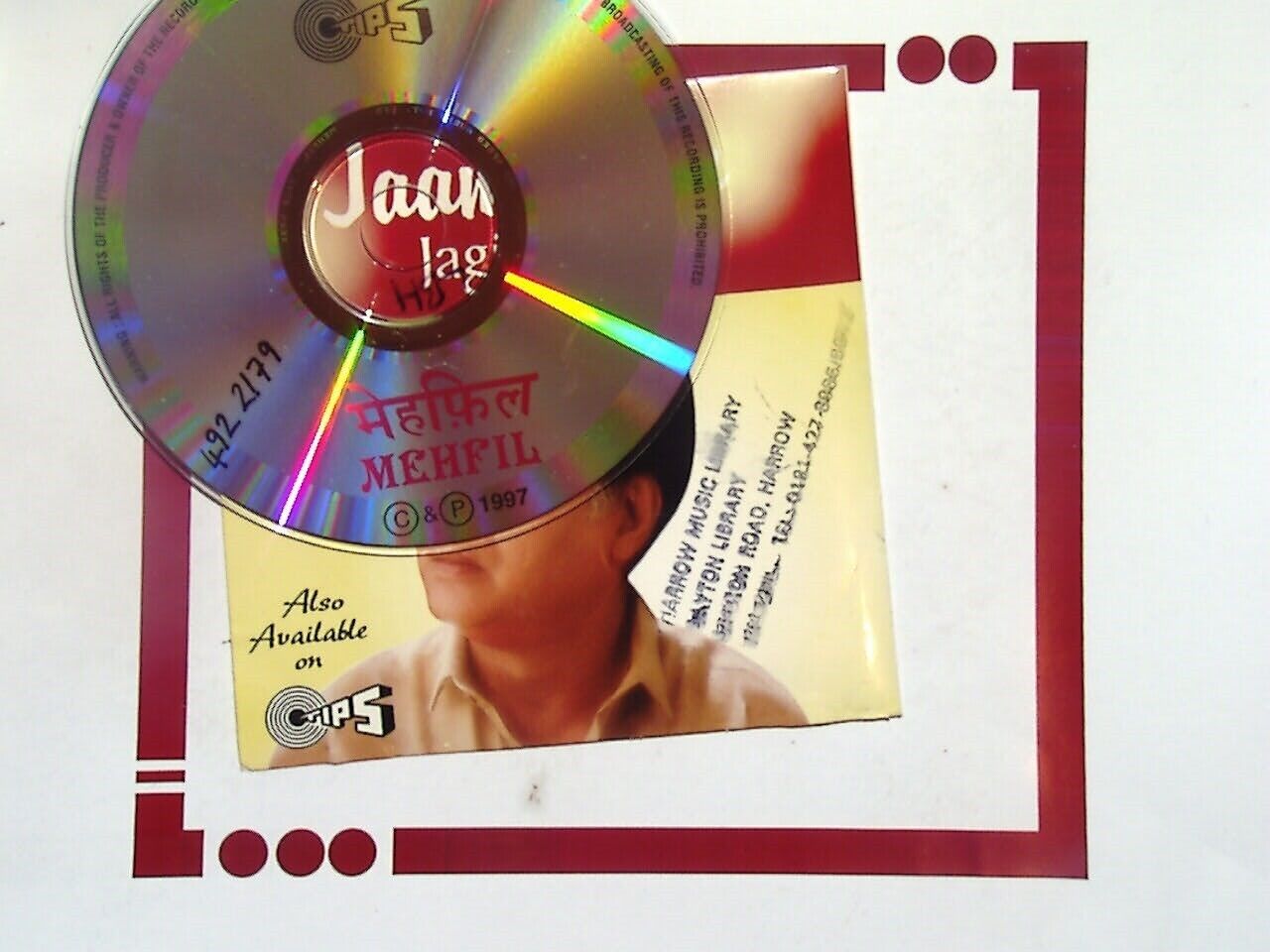 Ram Shankar	Mehfil CD VGC Ex Library