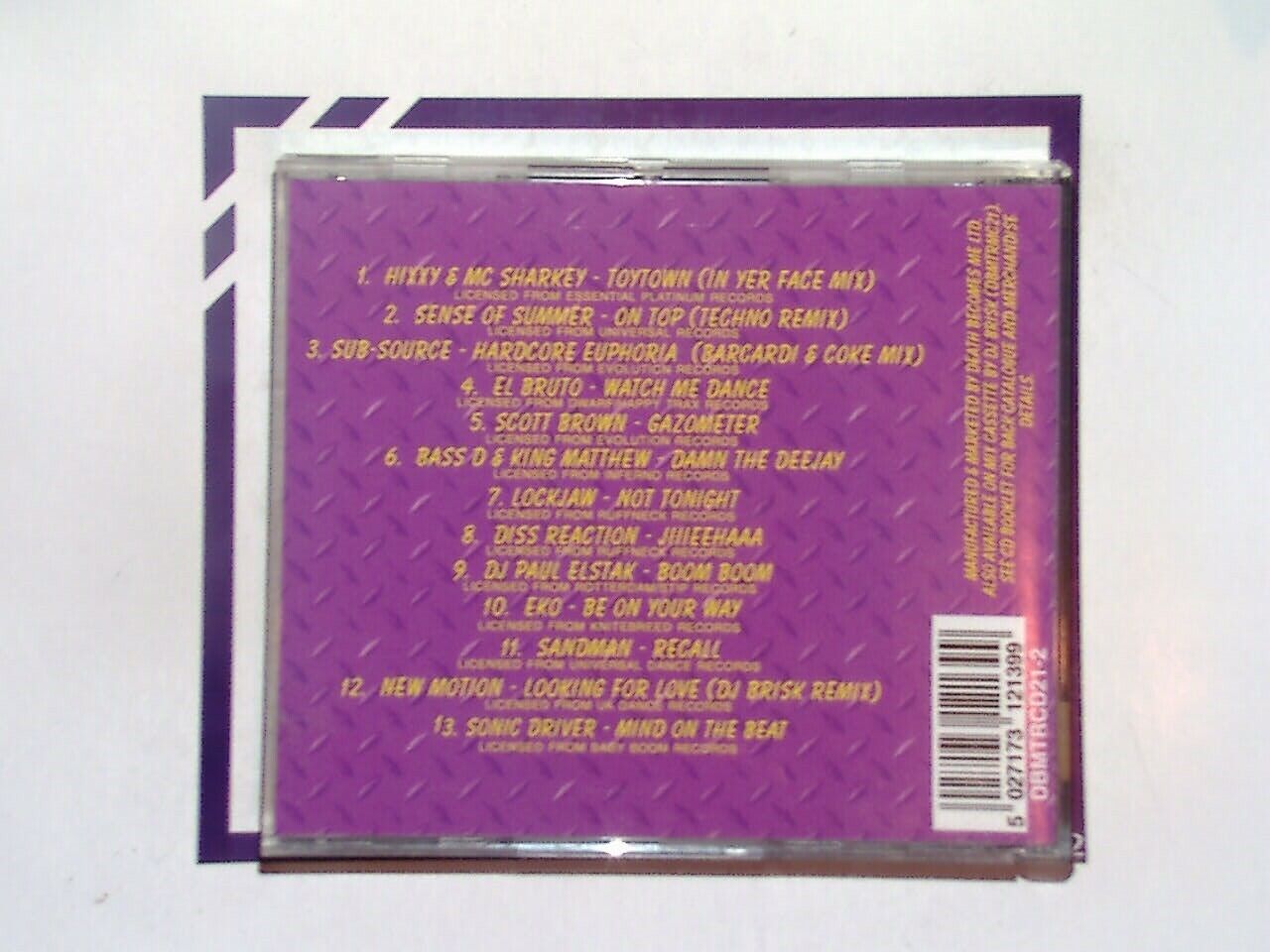 Various - Bouncy Techno Anthems CD Nr Mint