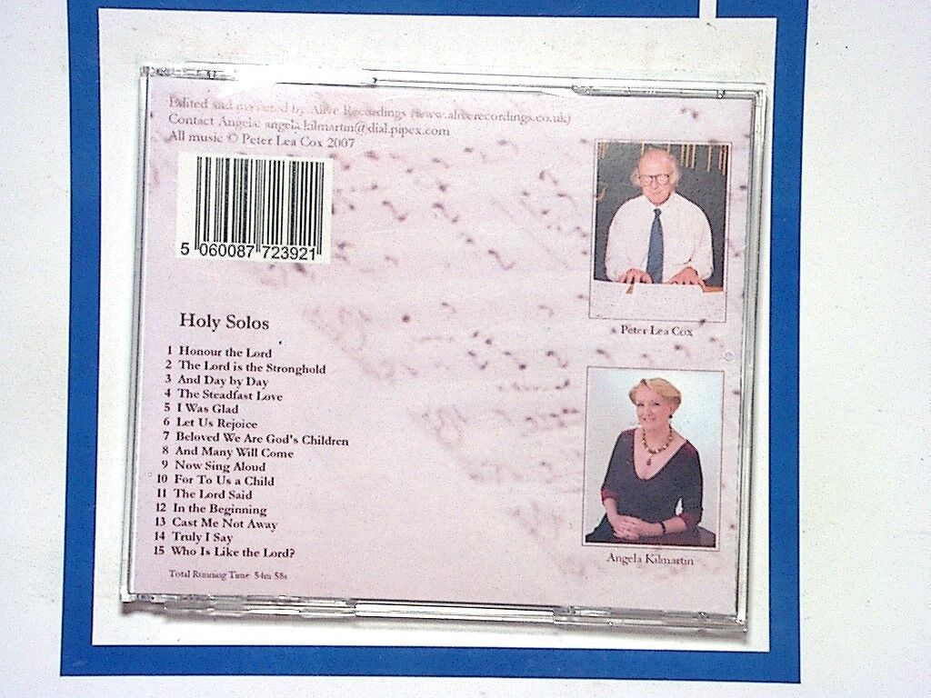 Peter Lea Cox & Angela Kilmartin 	Holy Solos Signed CD Mint
