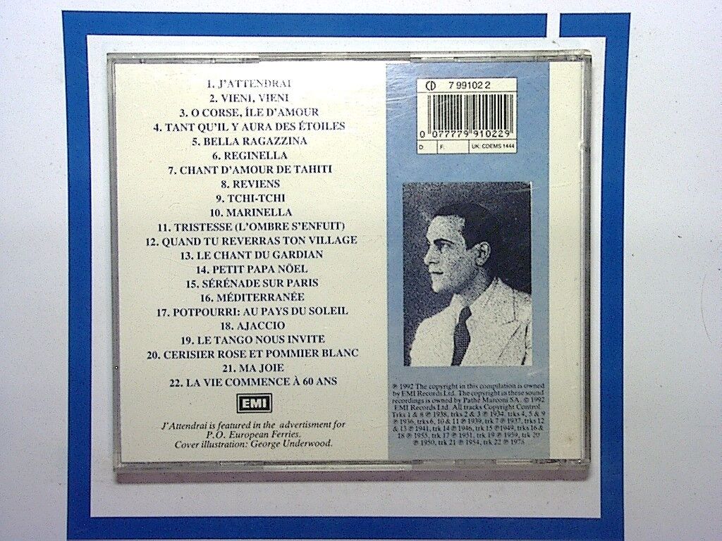 Tino Rossi - J'Attendrai (2001) the Best Of CD