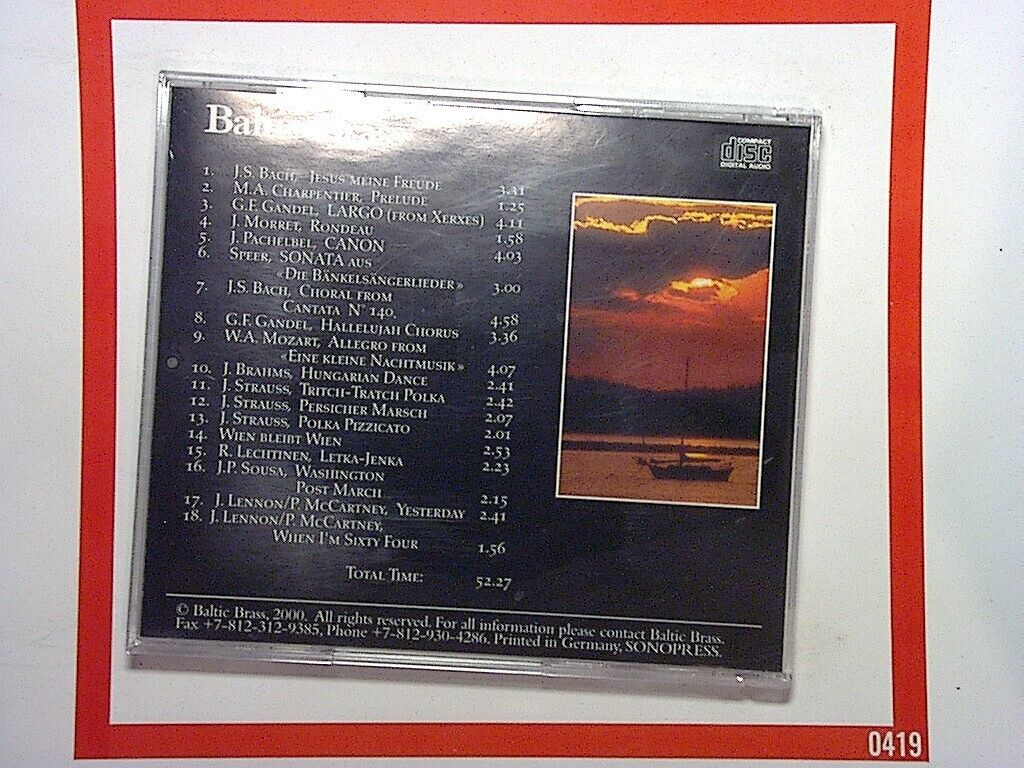 Saint-Petersburg	Baltic Brass CD Mint