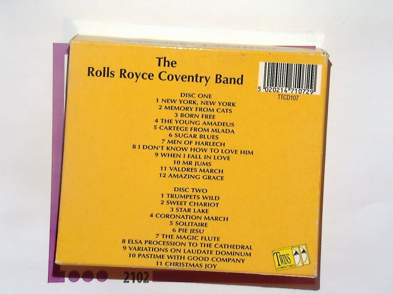 The Rolls Royce Coventry Band	 2CD Mint