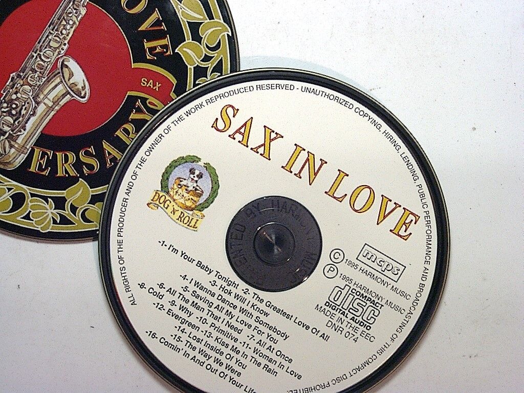 Sax In Love Golden Anniversary CD & Tin rare Import Mint