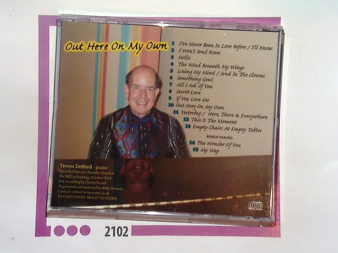 Trevor Defferd	Out Here On My own CD Mint