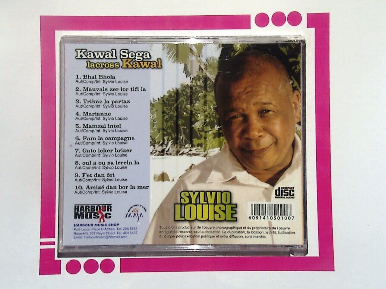 Sylvio Louise	Kawal Sega Lacross kawal	Zulu CD Nr Mint