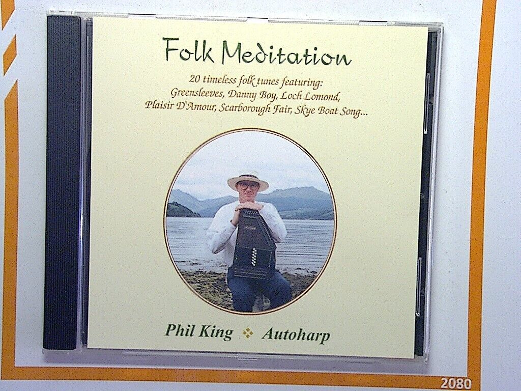 Phil King Autoharp	Folk Meditation CD Mint