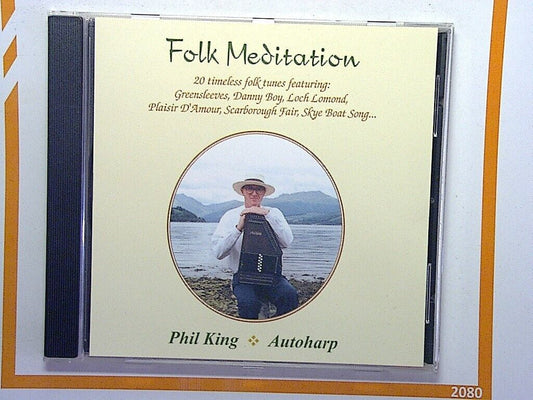 Phil King Autoharp	Folk Meditation CD Mint