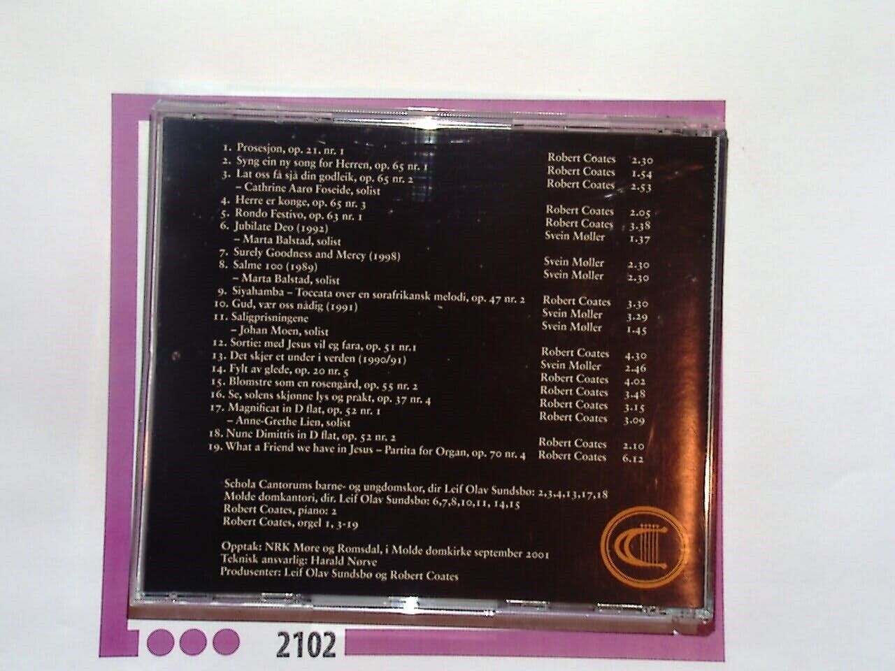 Schola Cantorums barne - og ungdomsker	Syng ein ny song  For Herren CD Mint