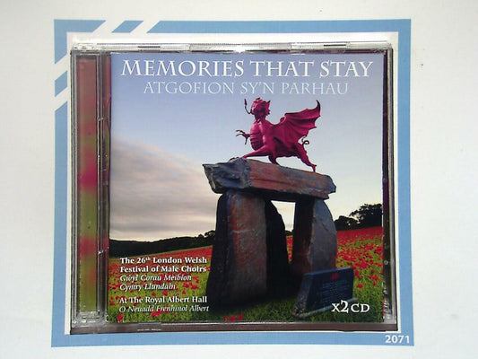 Memories That Stay Atgofion Sy'n Parhau - Festival of Male Choirs 2CD Mint
