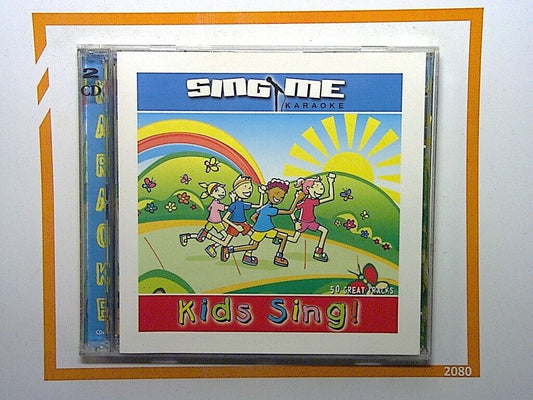 Sing Me Karaoke CD+G 'Kids Sing' 50 favourite children's songs, 2 CD Mint