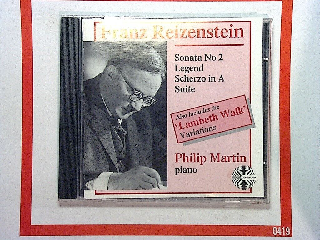 Philip Martin	Franz Reizenstein CD Lambeth Walk Variations Mint