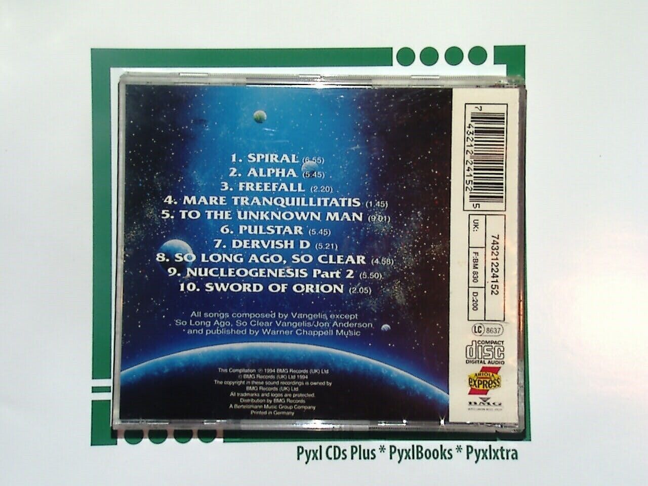 Vangelis	The Collection CD Mint