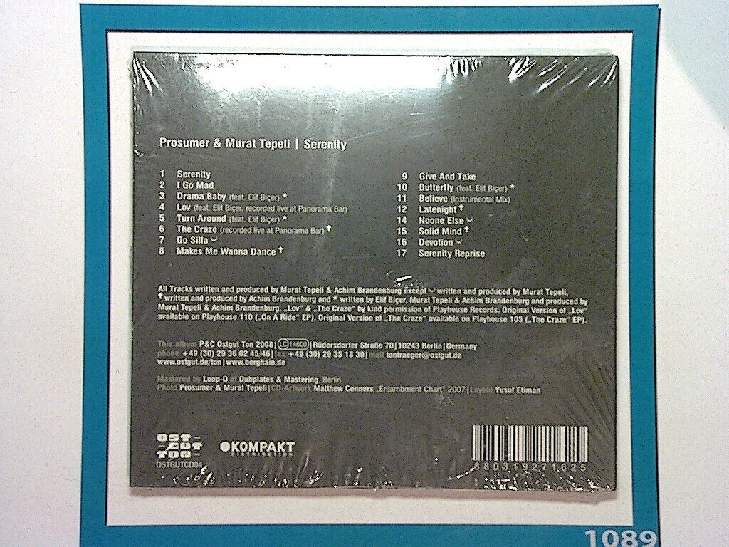 Prosumer	Serenity CD NEW & Sealed (Gift Option)*