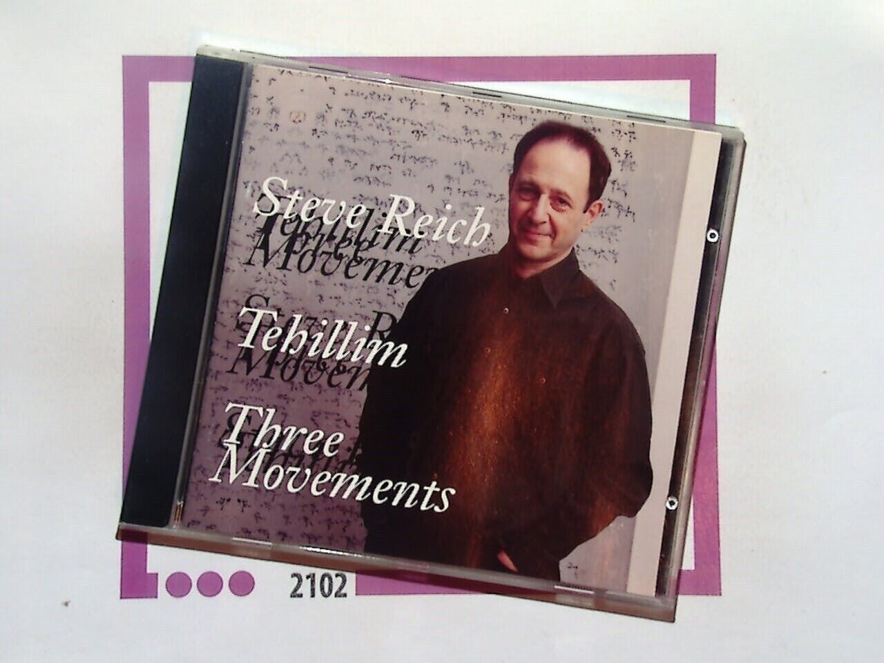 Steve Reich	Tehillim / Three Movements  CD Mint