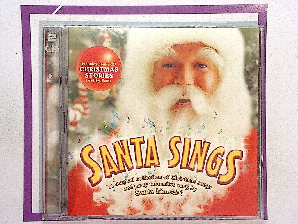 Santa Sings & Reads  Christmas Songs & Stories 2CD Mint