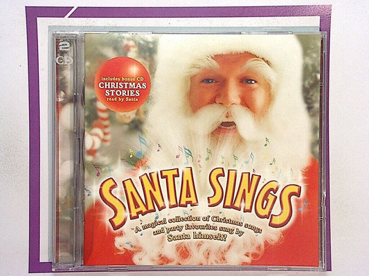 Santa Sings & Reads  Christmas Songs & Stories 2CD Mint