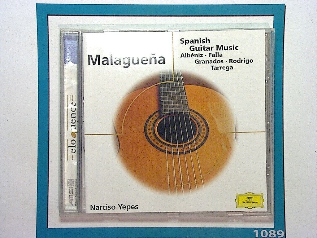 Narciso Yepes	Malaguena - Spanish Guitar Music CD Nr Mint (Gift Option)*