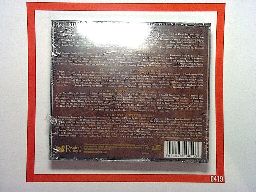 Reader's Digest	Sentimental Journey 5CD 40s & 50s Songs New & Factory Sealed